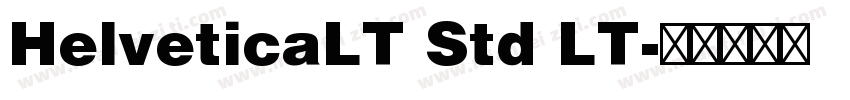 HelveticaLT Std LT字体转换